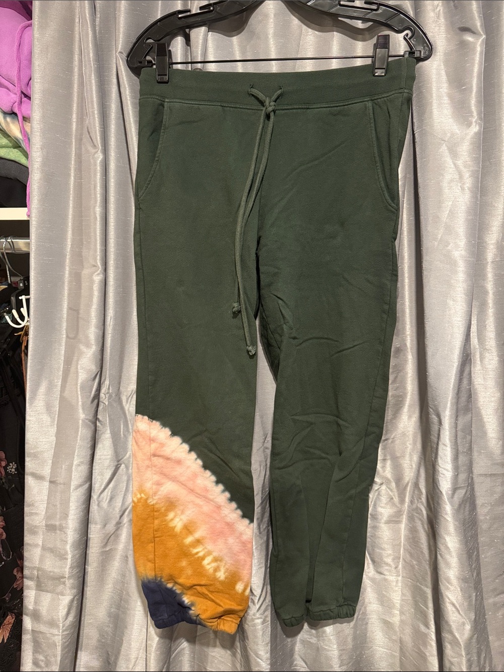 Velvet Tie-Dye Joggers size Small